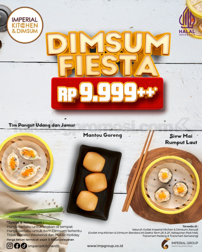 Promo Menu Franchise Imperial Kitchen & Dimsum